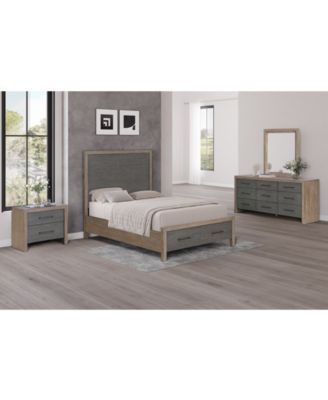Furniture - Portmore 3pc California King Storage Set (Panel Bed, Dresser & 2-Drawer Nightstand), Created for Macy's