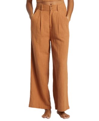 Billabong - Juniors' Tailor Made High Rise Cotton Pants
