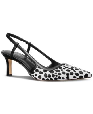 Michael Kors - Alora Pointed Toe Mid Heel Slingback Pumps