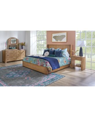 Furniture - Nordic 3 Pc. King Panel Set (Bed, Dresser & Open Nightstand)