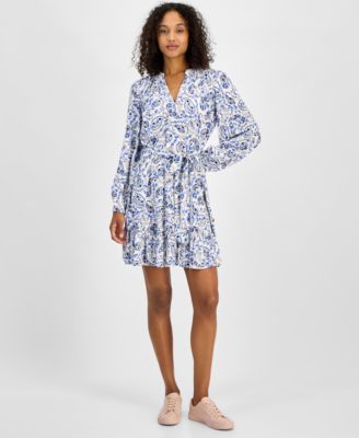 Tommy Hilfiger - Women's Paisley-Print Popover Dress