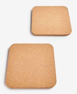 Arch Studio - Set Of 2 Square Cork Trivets