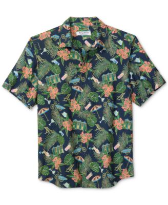Tommy Bahama - Men's Bahama Coast Cabana Freeze Classic-Fit IslandZone&reg; Moisture-Wicking Printed Button-Down Shirt