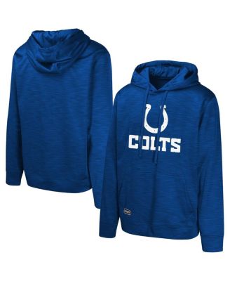 Outerstuff - Men's Royal Indianapolis Colts Streak Fleece Pullover Hoodie