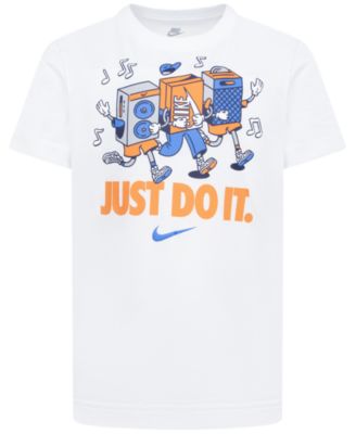 Nike - Little Boys Music Just Do It Graphic Crewneck T-Shirt