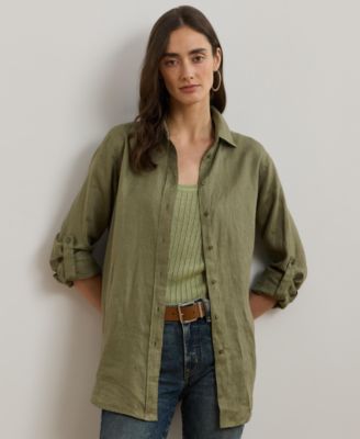 Lauren Ralph Lauren - Petite Relaxed-Fit Linen Shirt