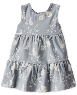 Carter's - Baby Girls Organic Cotton Bunny Knit Dress