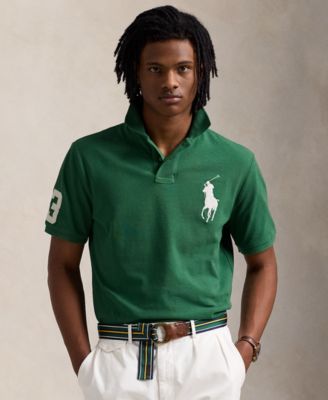 Polo Ralph Lauren - Men's Custom Slim Fit Big Pony Mesh Polo Shirt