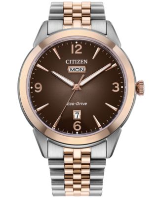 Citizen - Men's Classic Rolan Two-Tone Stainless Steel Bracelet Watch 40.5mm
