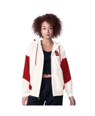 Starter - Women's same White St. Louis Cardinals Scrimmage Full-Zip Hoodie