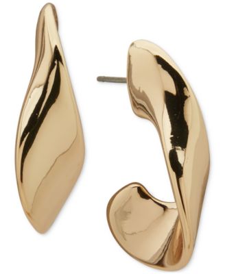 Anne Klein - Twisted Large Hoop Earrings