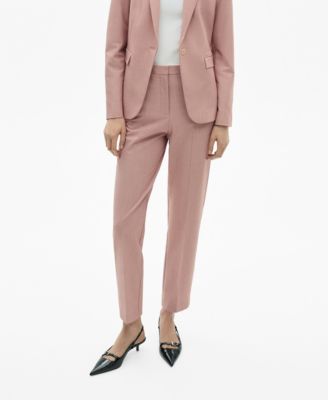MANGO - Women's Straight Suit Trousers