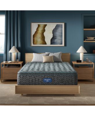 Beautyrest - Level One 14.25" Medium Pillow Top Mattress Set - Full