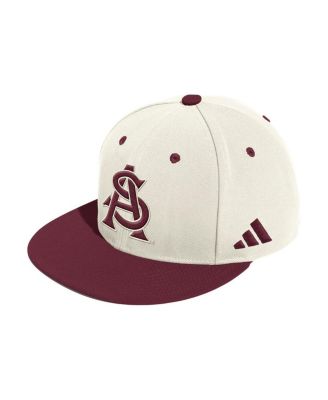 adidas - Men's&nbsp;Adidas Cream Arizona State Sun Devils On-Field Fitted Baseball Hat