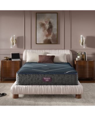 Beautyrest - World Class Level Four 13.5" Hybrid Firm Tight Top Mattress Set - Full