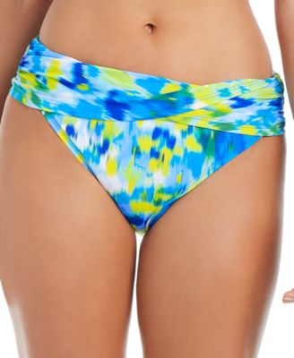 Bleu by Rod Beattie - Women's Life's A Beach Printed Sarong Hipster Bikini Bottoms