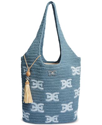 Sam Edelman - April North South Crochet Logo Tote