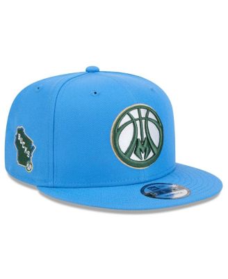 New Era - Men's Blue Milwaukee Bucks 2024/25 City Edition Alternate 9FIFTY Snapback Hat