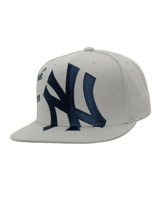 Mitchell & Ness - Men's Gray New York Yankees Big Time Snapback Hat