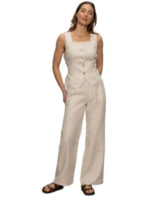 Sanctuary - Women's Hopper Linen Straight-Leg Pants