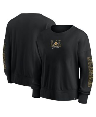 Fanatics - Black Los Angeles Lakers Oversized Game Day Pullover Sweatshirt