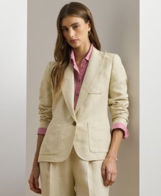 Lauren Ralph Lauren - Women's Linen-Blend Twill Blazer