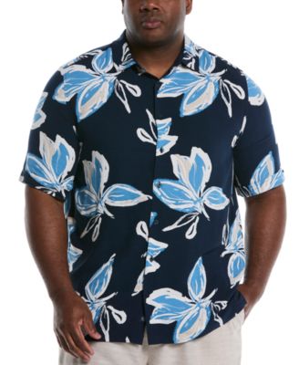 Cubavera - Men's Big & Tall Classic-Fit Tropical Floral Button-Down Shirt