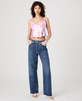 French Connection - Women's Elyria Oona Satin Baby Doll Top