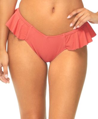 Raisins - Juniors' Cabo Ruffled Bikini Bottoms