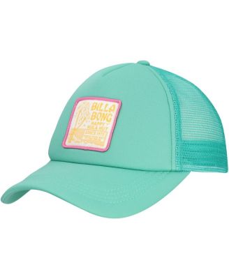 Billabong - Women's Green Across Waves Trucker Adjustable Hat