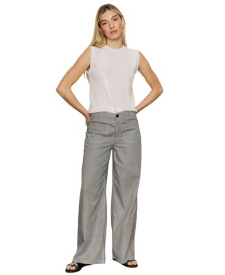 Sanctuary - Women's Marine Yacht Stripe Wide-Leg Pants