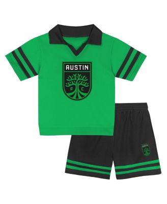 Outerstuff - Toddler Green Austin FC Charming Dude Top Short Set