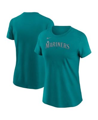 Nike - Women's Aqua Seattle Mariners Wordmark T-Shirt