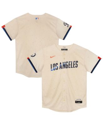 Nike - Preschool Cream Los Angeles Dodgers City Connect Jersey