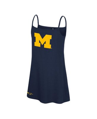 Colosseum - Big Girls Navy Michigan Wolverines Brook Tank Dress