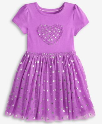 Epic Threads - Toddler Girls Foil Heart Tutu Dress