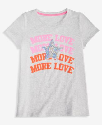 Epic Threads - Little & Big Girls More Love Graphic T-Shirt,