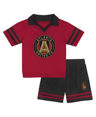 Outerstuff - Toddler Red Atlanta United FC Charming Dude Top Short Set