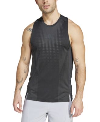 adidas - Men's Airchill Slim-Fit Printed Performance Tank Top