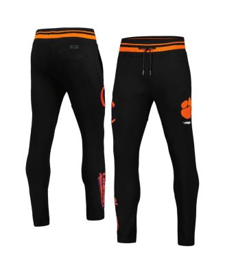 Pro Standard - Men's Black Clemson Tigers Script Tail Fleece Sweatpants