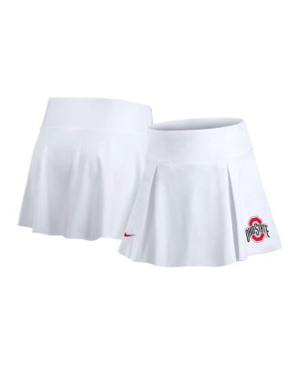 Nike - Women's White Ohio State Buckeyes Club Tennis Skirt with Shorts
