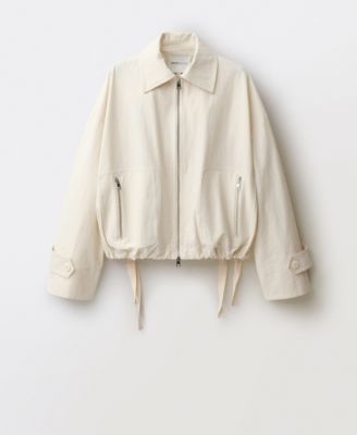 MANGO - Women's Adjustable Hem Bomber Jacket