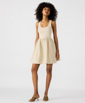 Steve Madden - Women's Tottenham Scoop-Neck Fit & Flare Dress