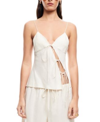 Lioness - Women's Mariah Triple-Tie Asymmetric Slit-Front Top