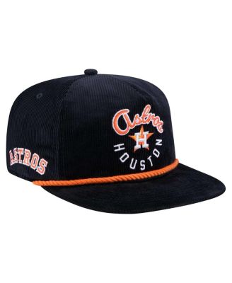 New Era - Men's Navy Houston Astros Full Circle Corduroy&nbsp;Golfer Adjustable Hat