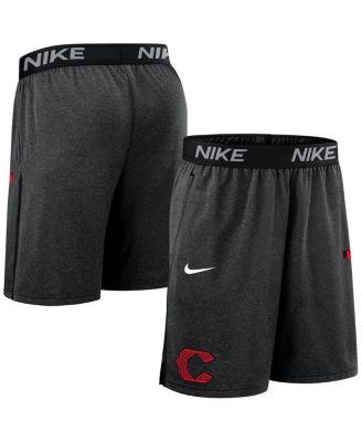 Nike - Men's Black Cincinnati Reds Authentic Collection City Connect Performance Knit Shorts