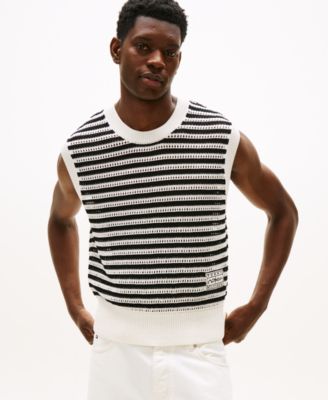 Tommy Hilfiger - Men's Stripe Sweater Vest