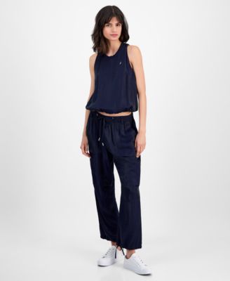 Nautica Jeans - Women's Drawstring Pull-On Utility Pants