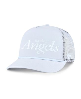 '47 Brand - Men's  Light Blue Los Angeles Angels Foundation Script Hitch Adjustable Trucker Hat