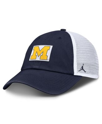 Jordan - Men's Navy/White Michigan Wolverines Primetime Club Trucker Adjustable Hat